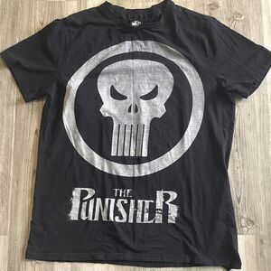 The Punisher Comic T Shirt Smiley World Size Large